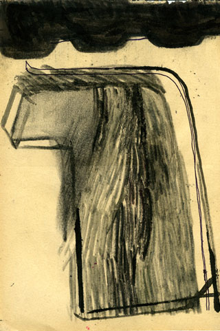 Gesa Foken La ville mange Dann Zeichnung drawing dessin