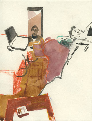 Gesa Foken Reflex Traum Zeichnung drawing dessin