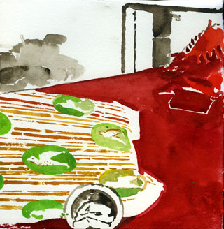 Gesa Foken Reflex Decke… Zeichnung drawing dessin