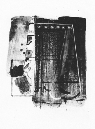 Gesa Foken Zugezogen V.2 Lithographie