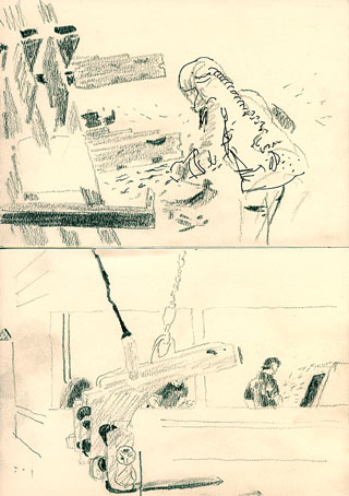 Gesa Foken Arbeit(s)zeichen 2020 3 urban sketching