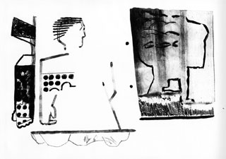 Gesa Foken faulty construction 16 Lithographie