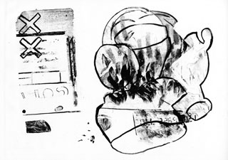 Gesa Foken faulty construction 20 Lithographie